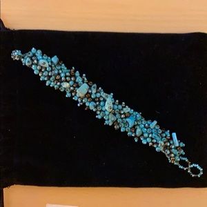 Turquoise beads bracelet